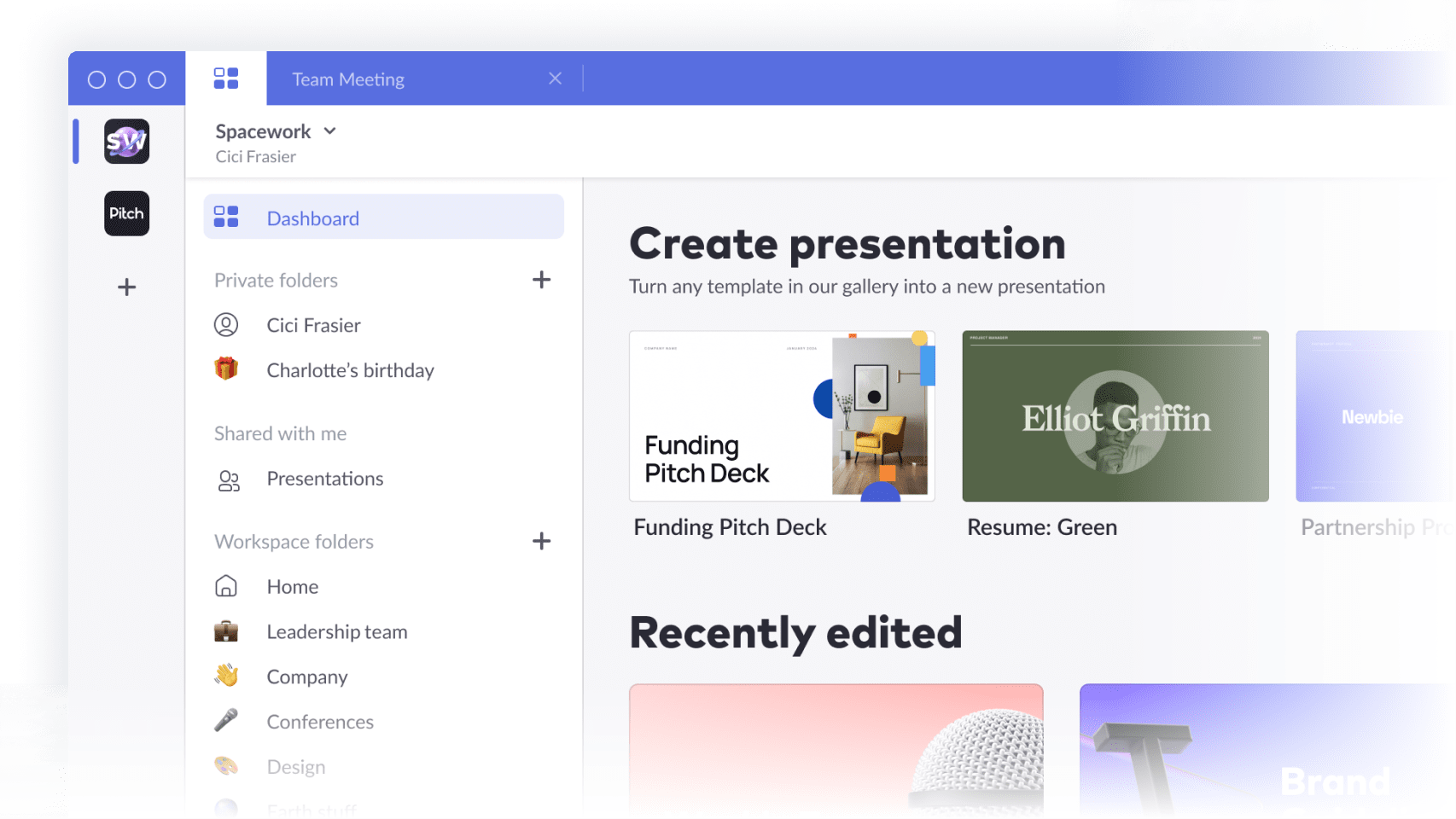 Presentation maker