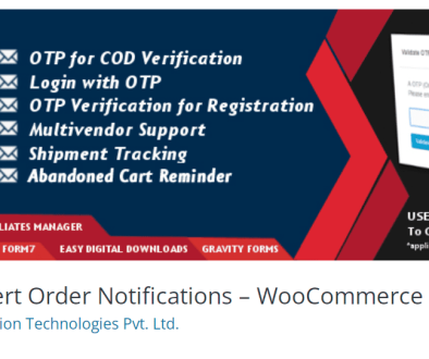 SMS Alert Order Notifications SMS Alert Order Notifications