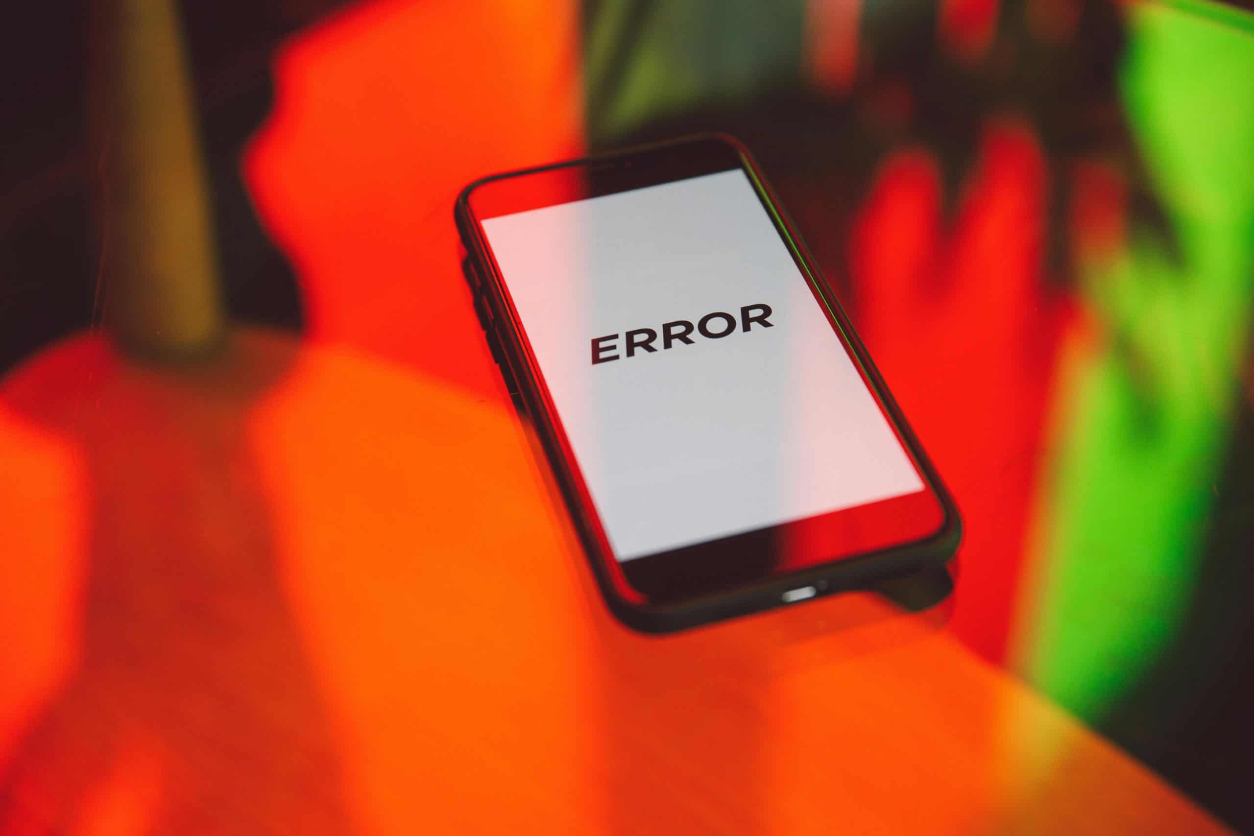 error phone