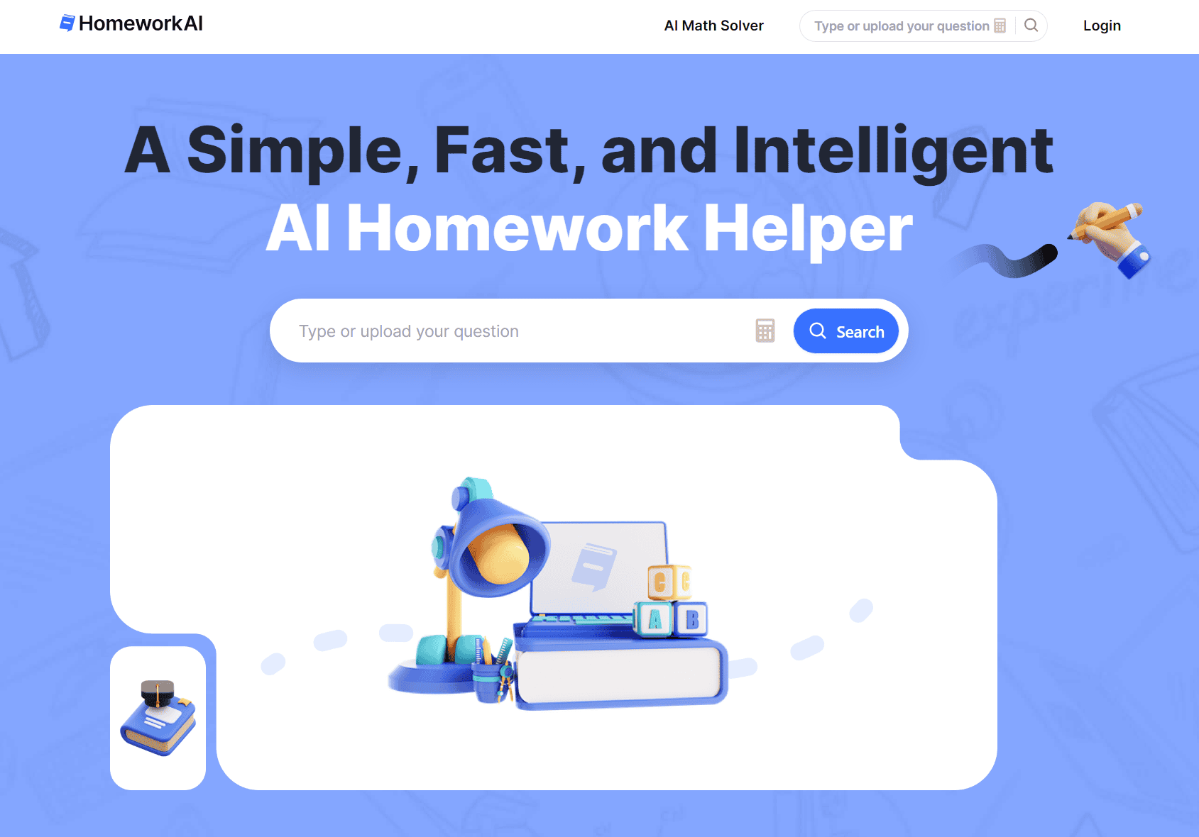 Homework AI homepage