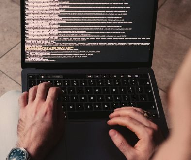 person using black laptop computer windows task manager, process searchapp exe, performance tab