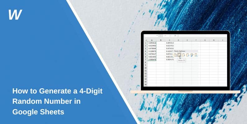 How to Generate a 4-Digit Random Number in Google Sheets