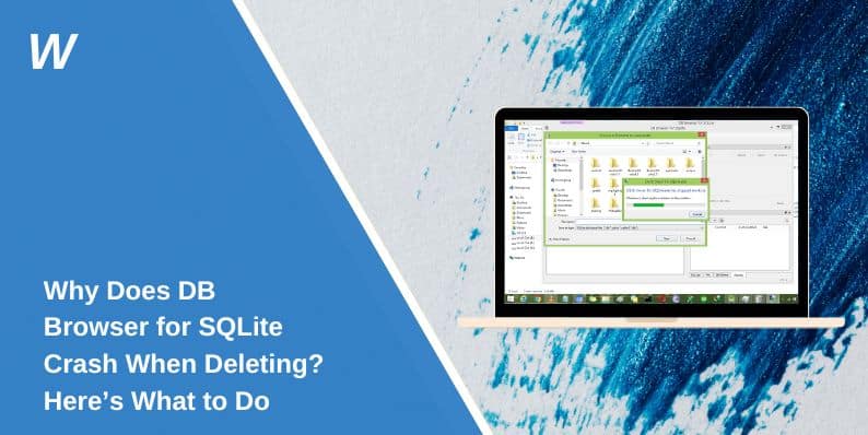 Why Does DB Browser for SQLite Crash When Deleting?
