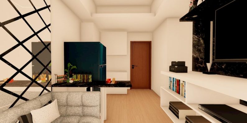 a living room with a couch and a television modern bedroom, clean living room, cozy interior a living room with a couch and a television modern bedroom, clean living room, cozy interior