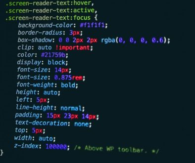 a computer screen with a bunch of text on it wordpress code editor hooks customization