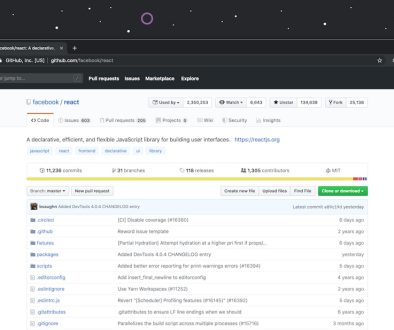 Github website on desktop reddit interface, native ads, user posts