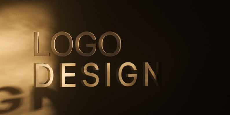 a black and white photo with the words logo design digital logos, business branding, graphic design software