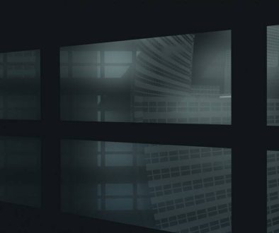 A dark room with multiple windows and a clock on the wall dns settings, hosting panel, url configuration