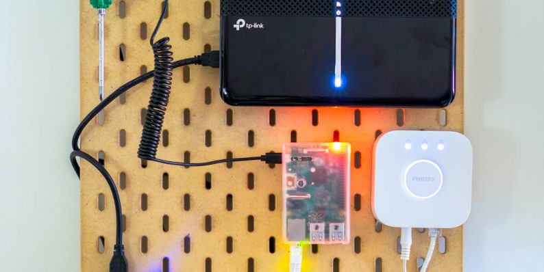 black and white modem router smart home, firewall device, connected devices