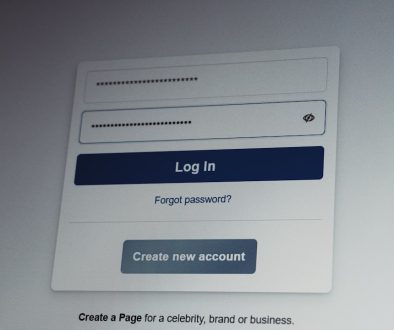 Facebook login screen with username and password fields. old email, password error, login issue