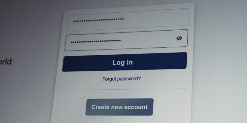 Facebook login screen with username and password fields. old email, password error, login issue
