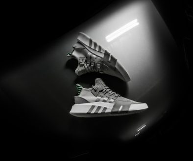 grayscale photo pair of adidas shoes sneaker proxy setup, bot interface, copping sneakers