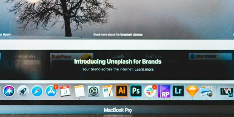 turned-on MacBook Pro ad blocker browser internet ublock