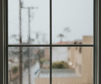 white wooden framed glass window windows 11, taskbar, weather widget
