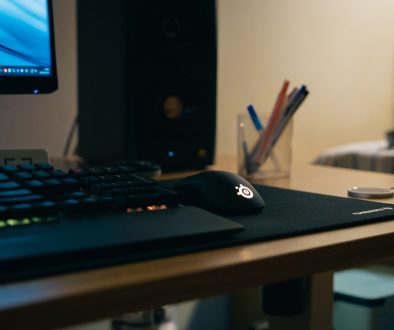 a computer mouse and keyboard business owner working on laptop, wordpress admin dashboard, cybersecurity lock icon a computer mouse and keyboard business owner working on laptop, wordpress admin dashboard, cybersecurity lock icon