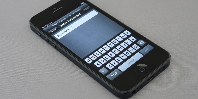 turned-on iPhone 5 phone screen, telegram settings, delete account option turned-on iPhone 5 phone screen, telegram settings, delete account option