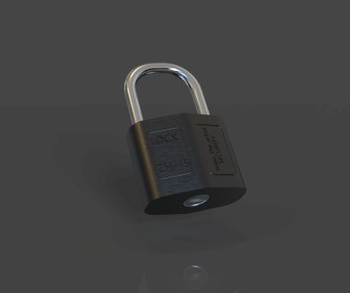 a closed padlock on a black surface security lock app phone 2fa