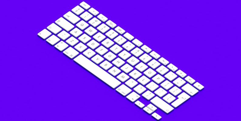 a computer keyboard on a purple background chrome settings tab extensions cpu