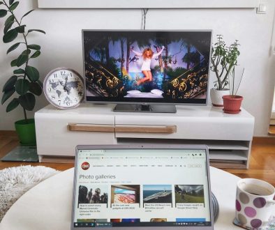 black flat screen tv on white wooden tv rack google drive interface, movies on screen, cloud storage black flat screen tv on white wooden tv rack google drive interface, movies on screen, cloud storage