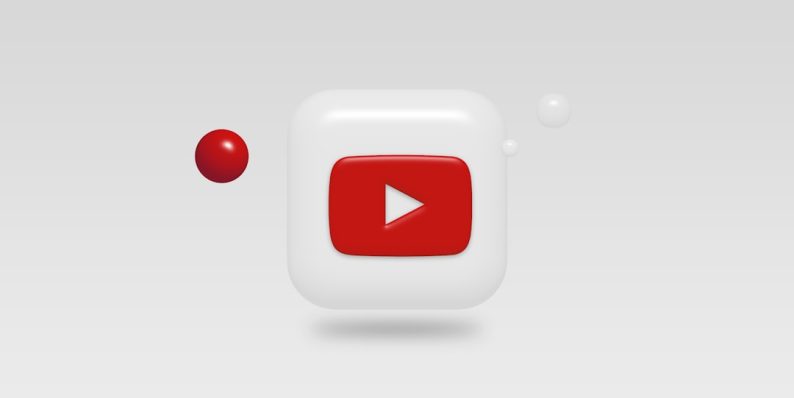 a red and white square button with an arrow youtube dashboard, deleted video, content management
