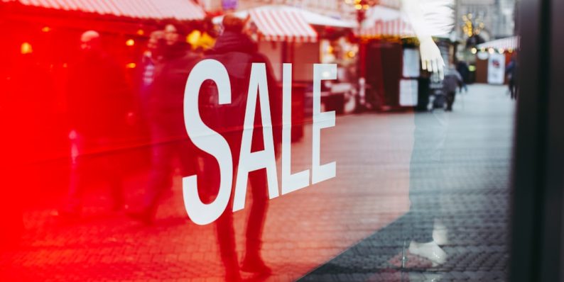 red love freestanding letters on gray brick floor bargain hunting, buyer tips, local shopping